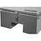 Buyers Products 12x24x22 Inch Diamond Tread Aluminum In-Frame Truck Tool Box with Notched Bottom 1705381 - alternate 2